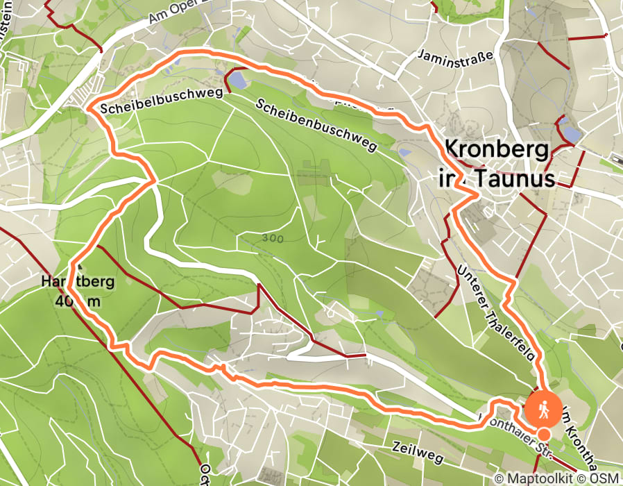 Karte der Tour