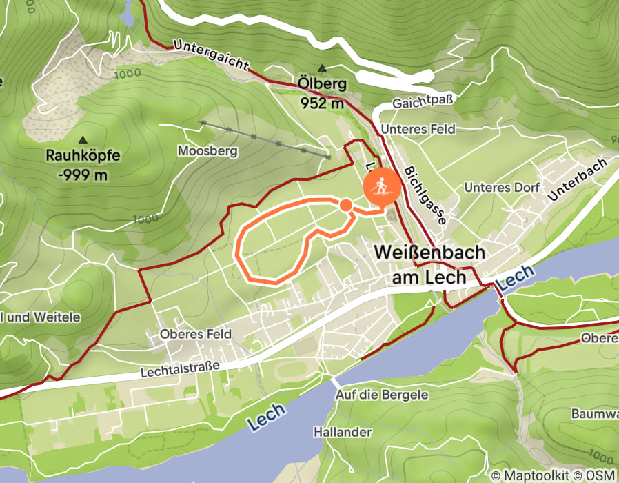 Karte der Tour