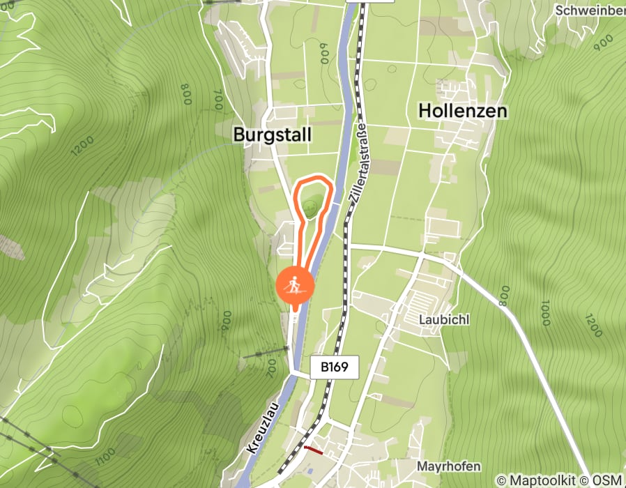 Karte der Tour