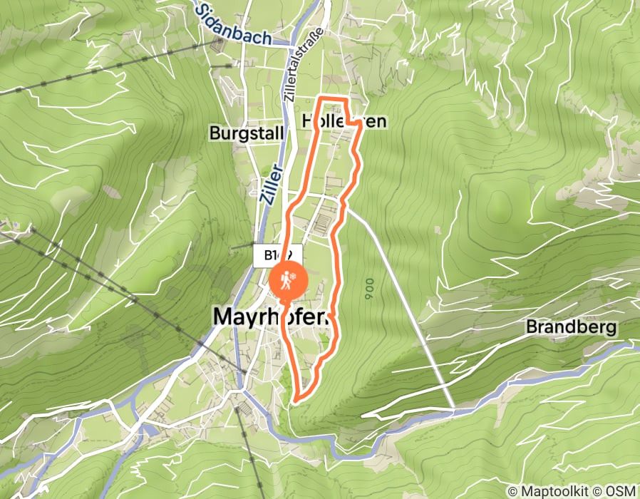 Karte der Tour