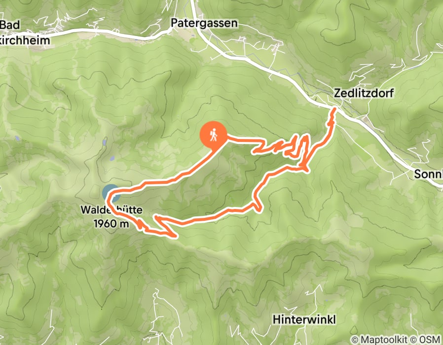 Karte der Tour