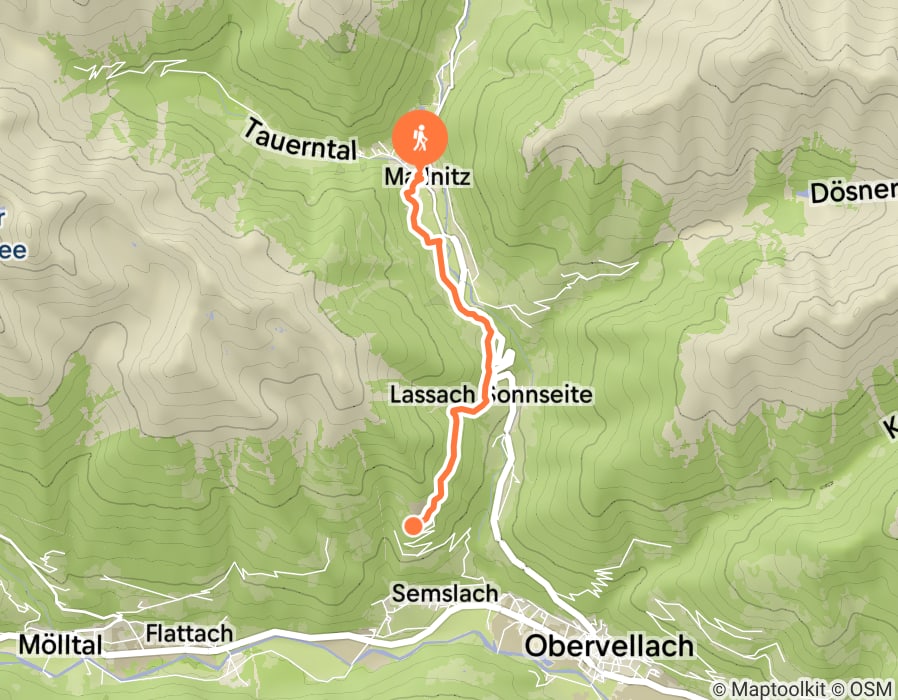 Karte der Tour