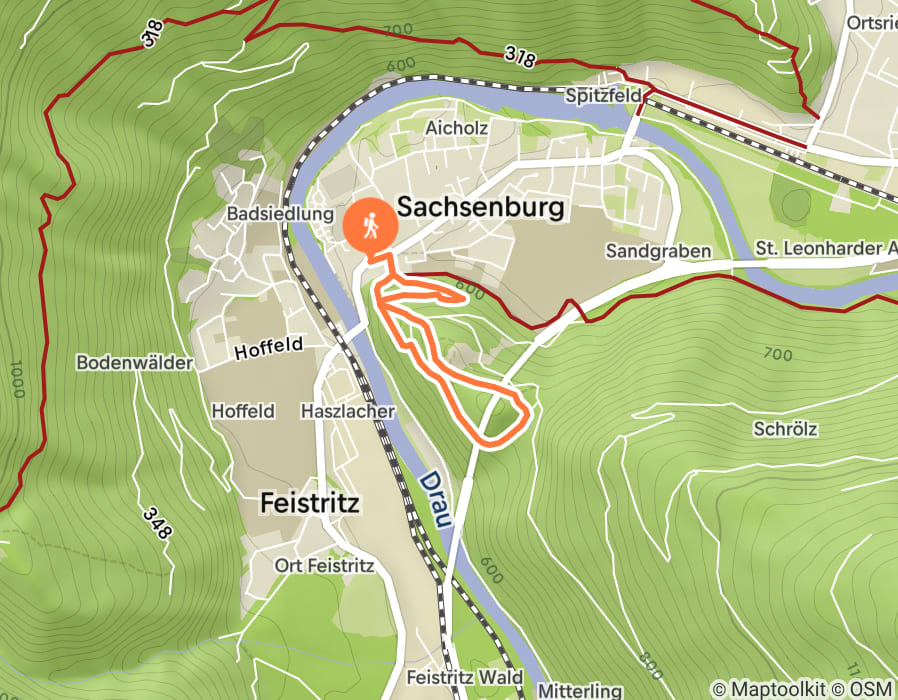 Karte der Tour