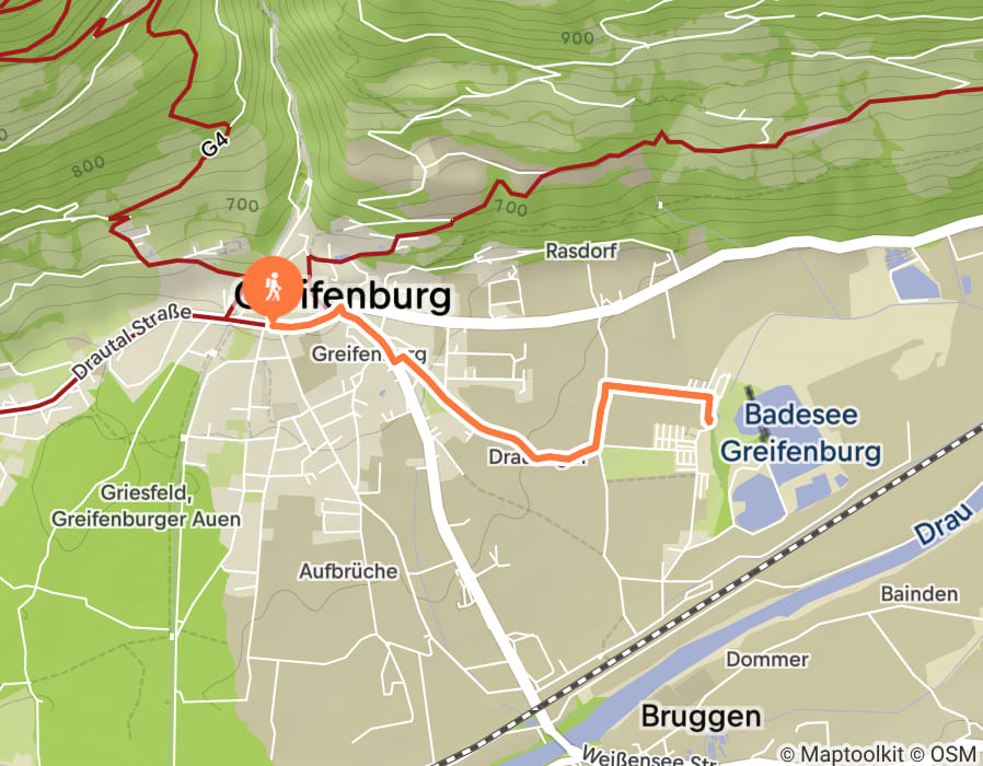 Karte der Tour