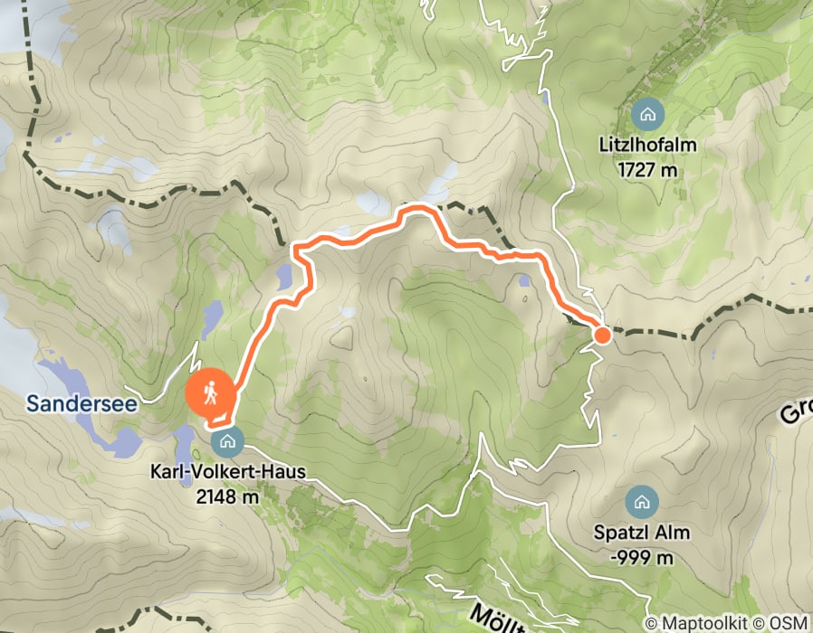 Karte der Tour