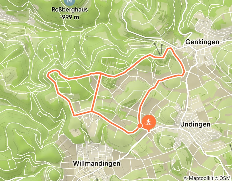 Karte der Tour
