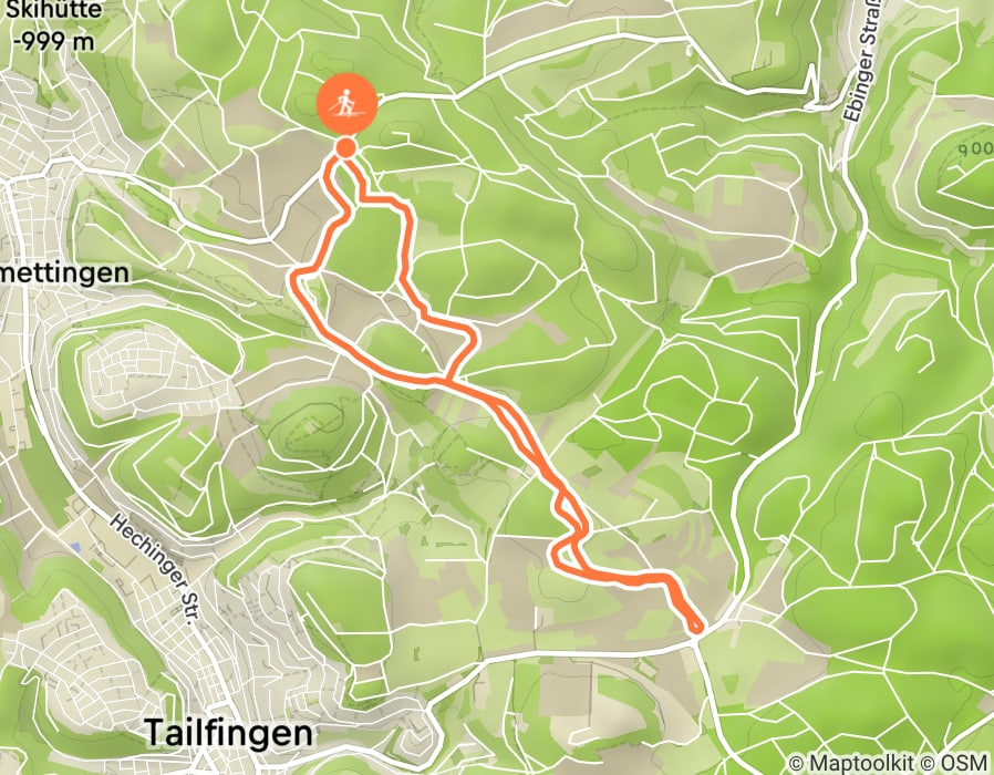 Karte der Tour