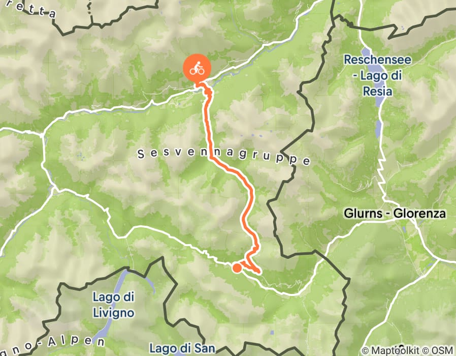 Karte der Tour