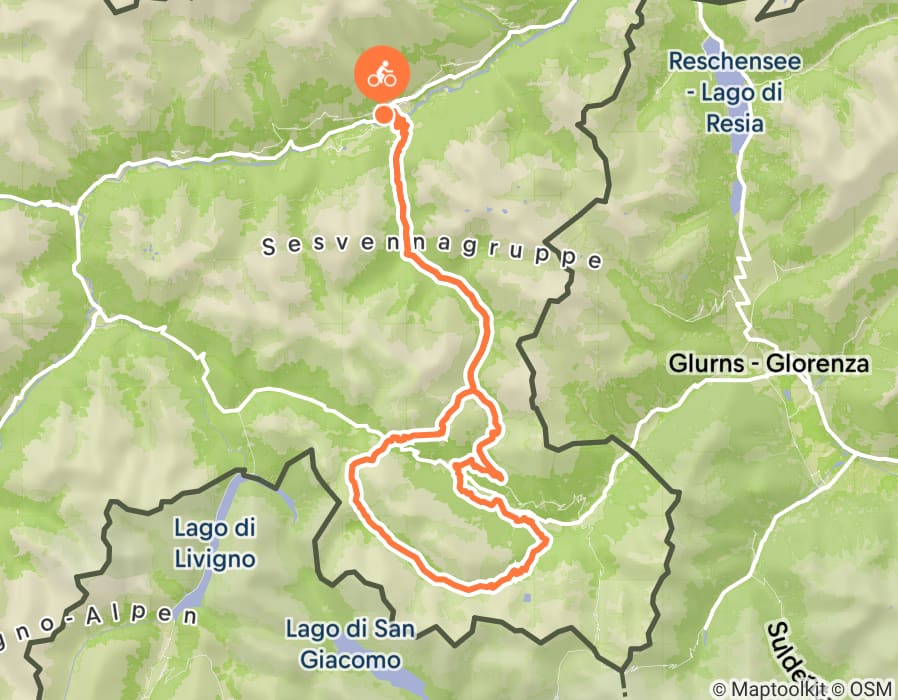 Karte der Tour