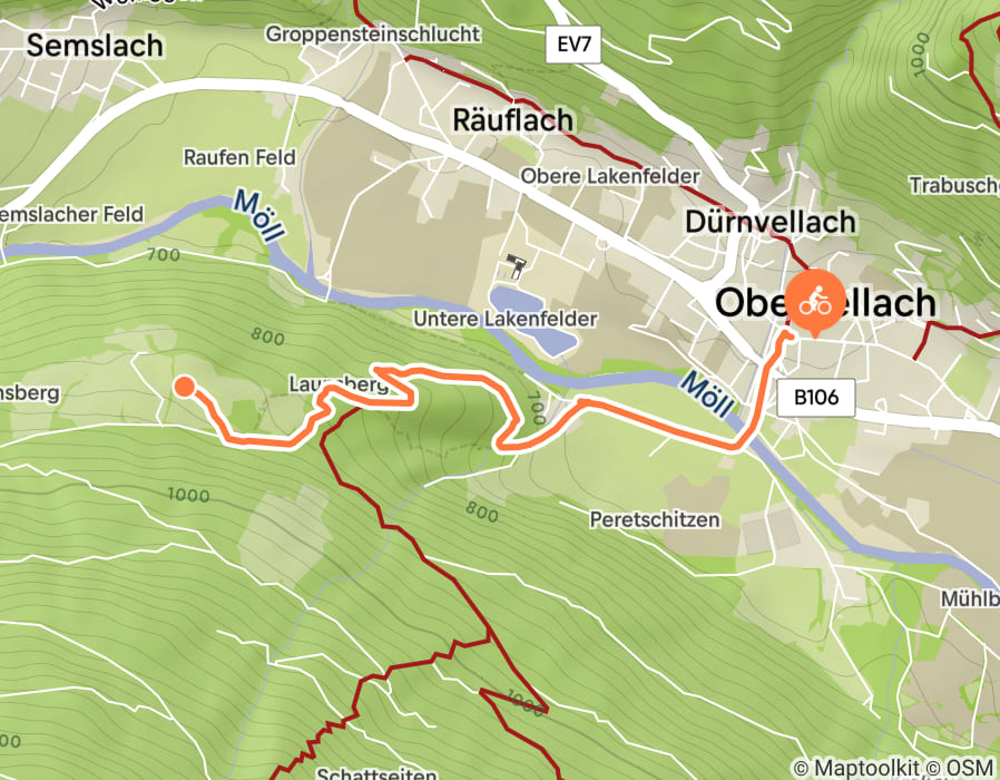 Karte der Tour