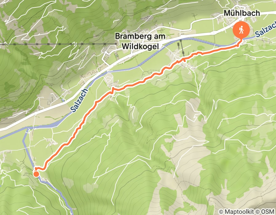 Karte der Tour