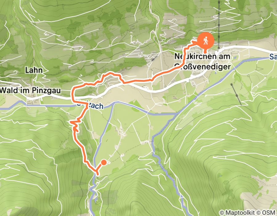 Karte der Tour
