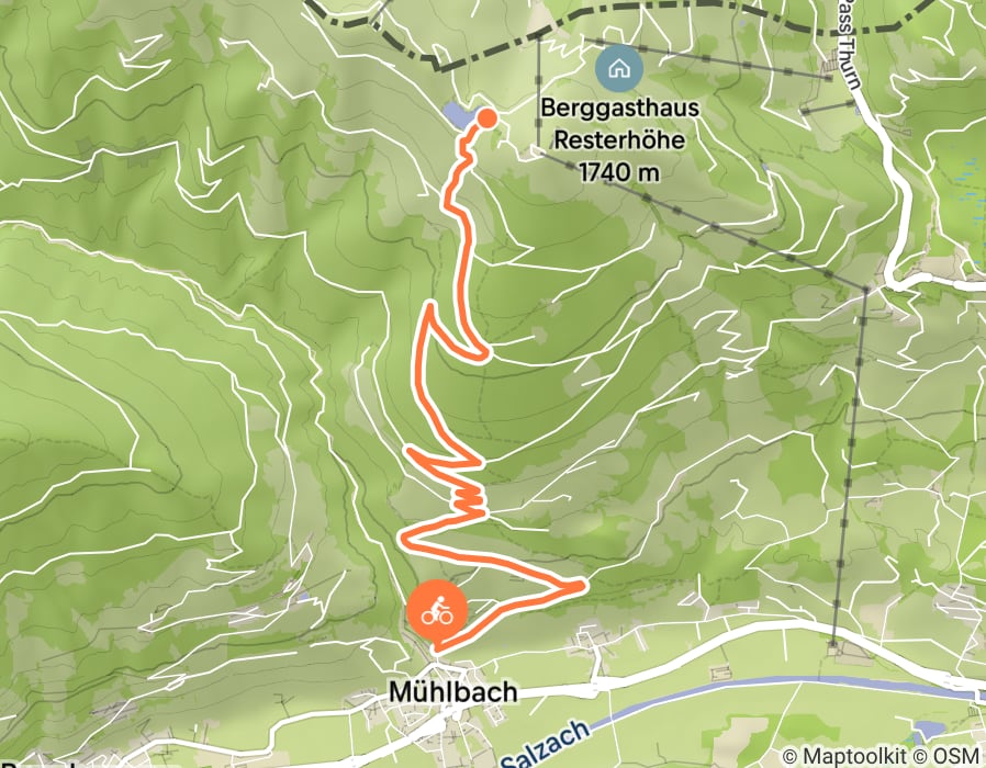 Karte der Tour