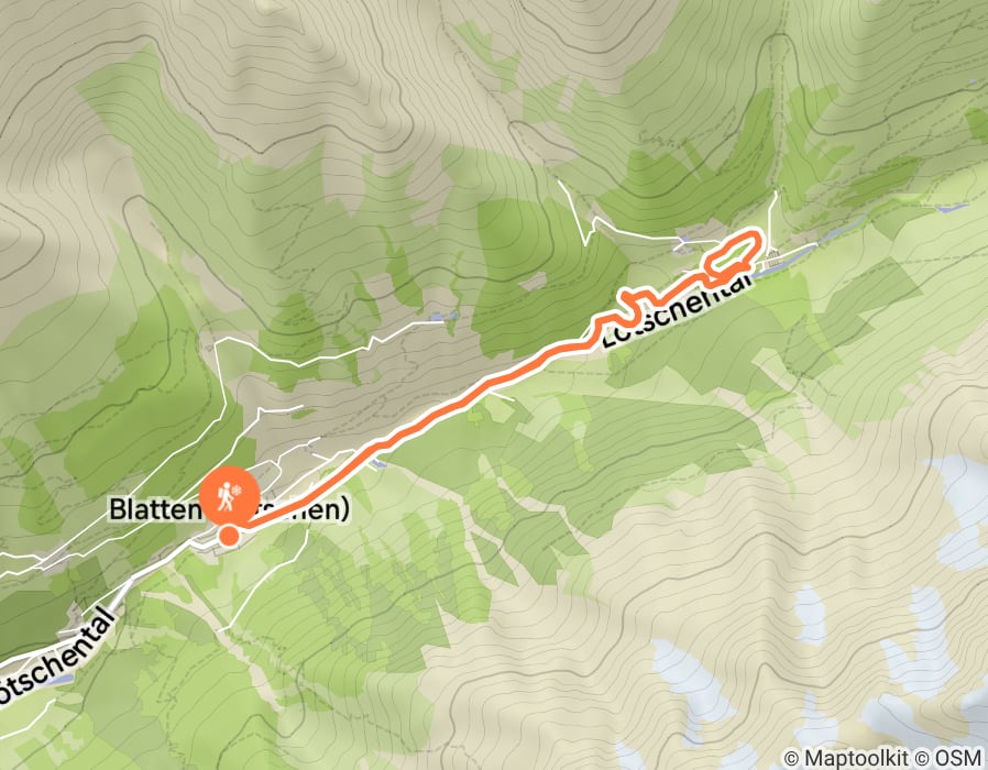 Karte der Tour