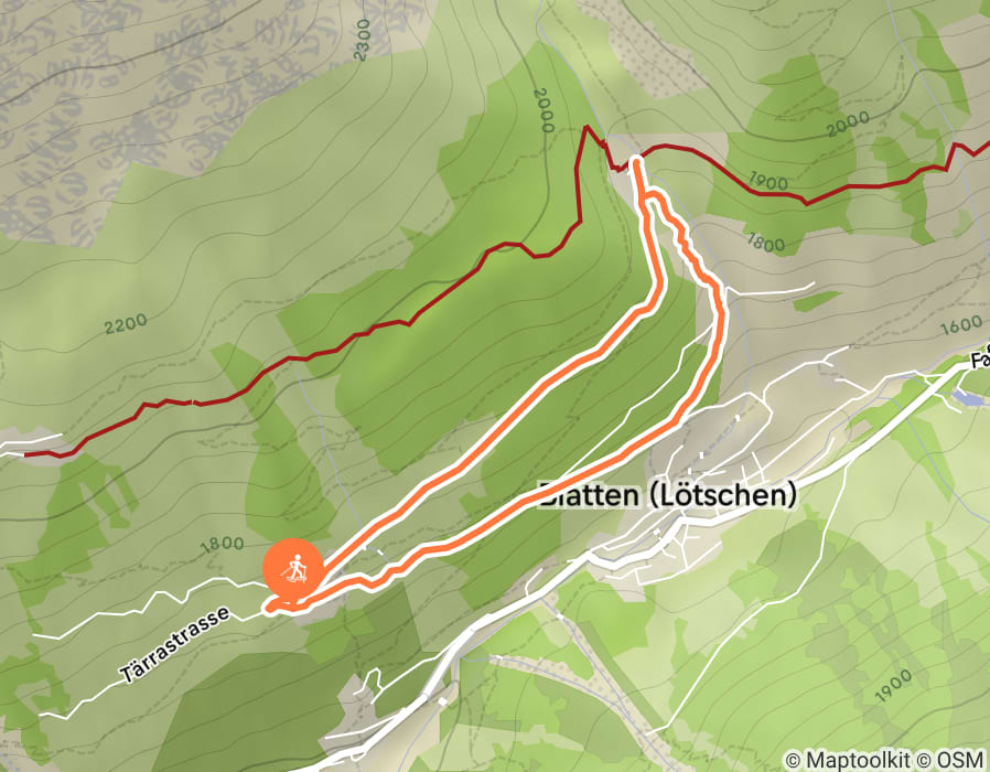 Karte der Tour