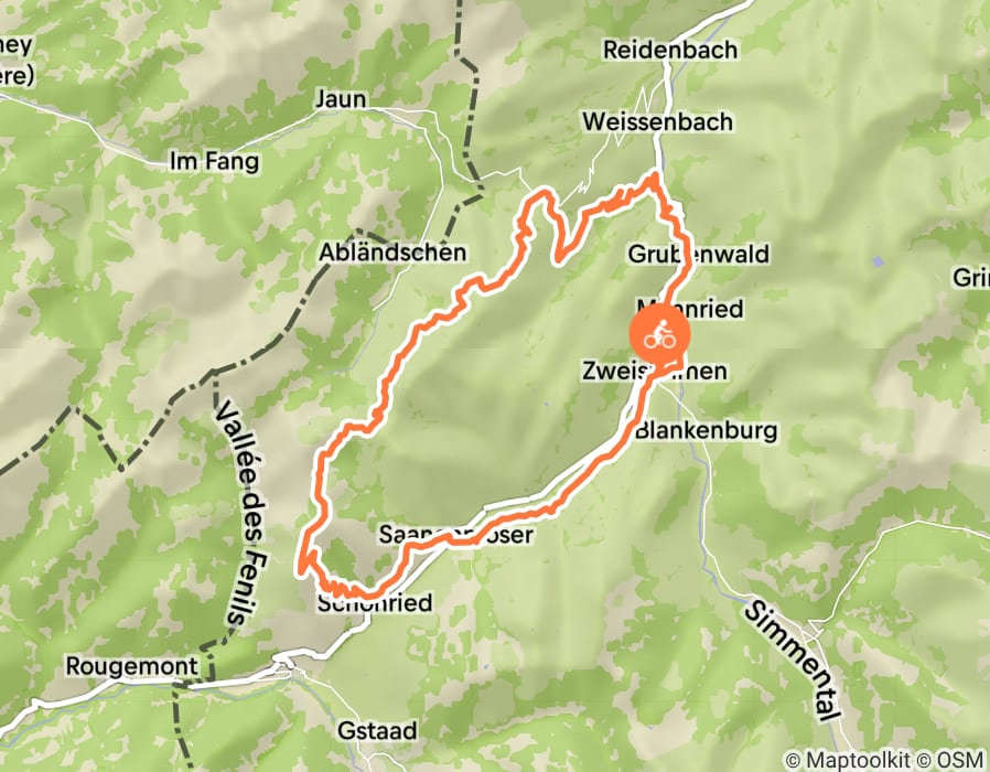 Karte der Tour