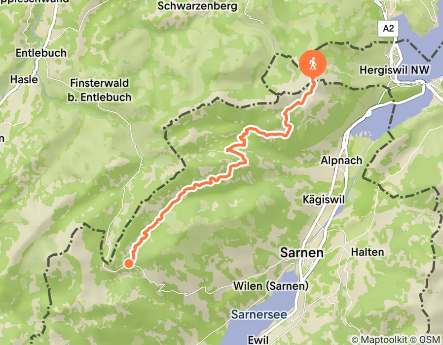 Karte der Tour