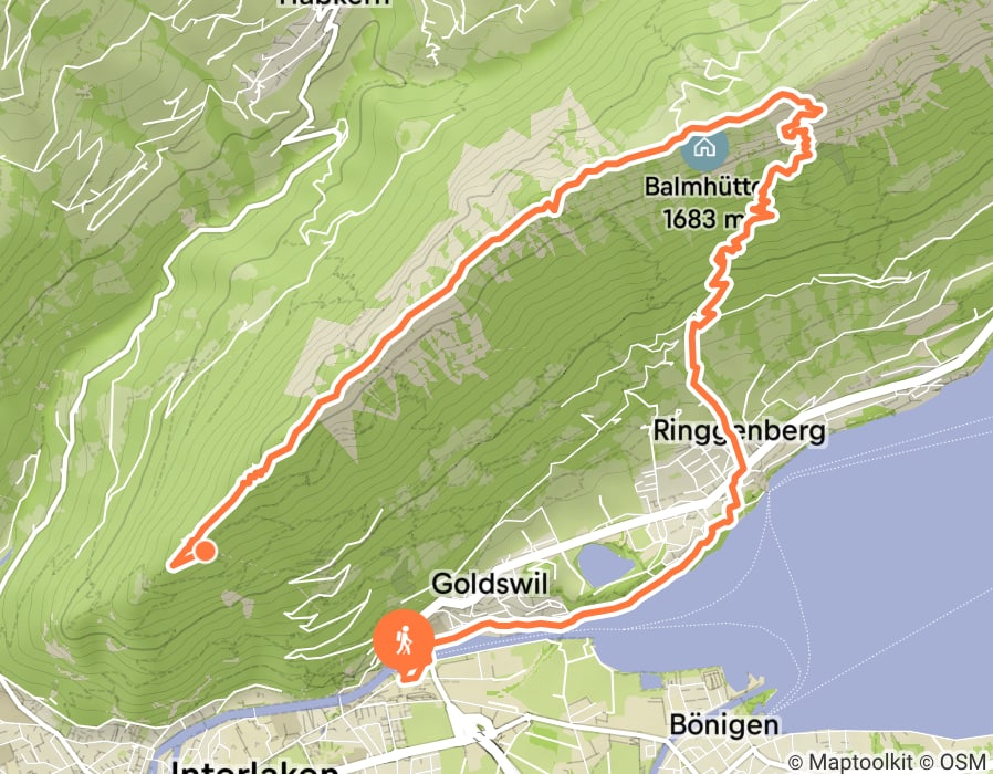 Karte der Tour