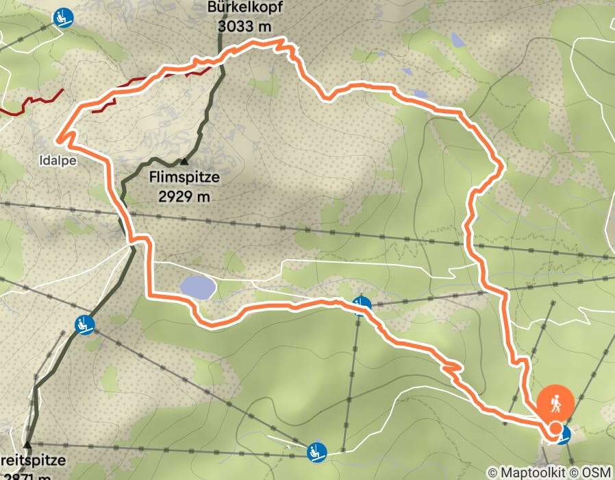 Karte der Tour