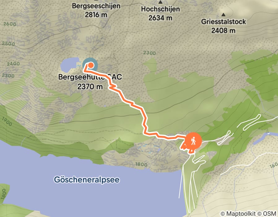Karte der Tour
