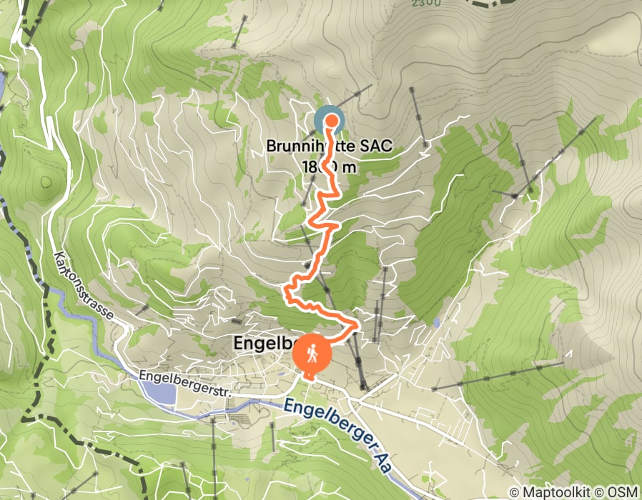 Karte der Tour