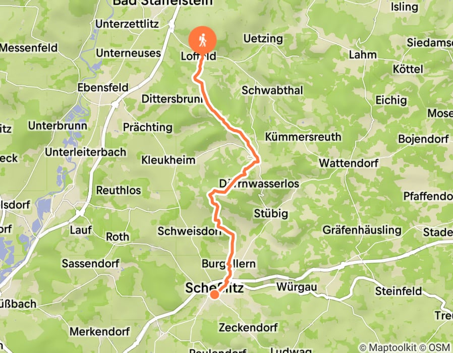 Karte der Tour