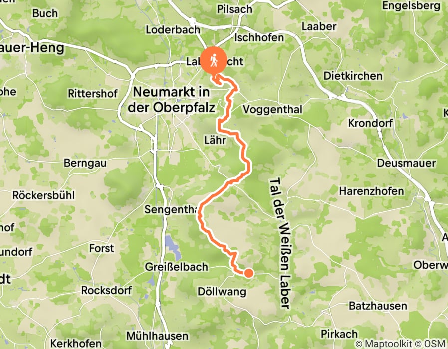 Karte der Tour