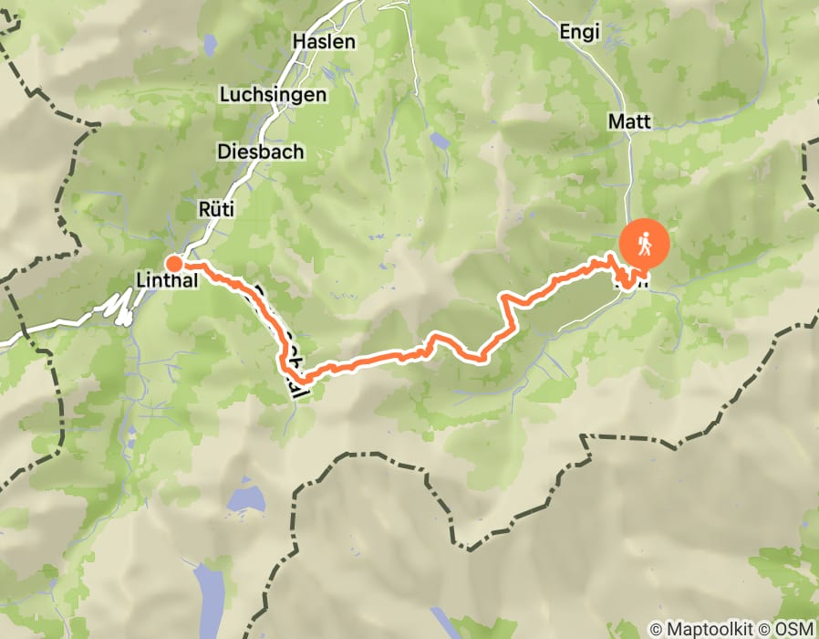 Karte der Tour