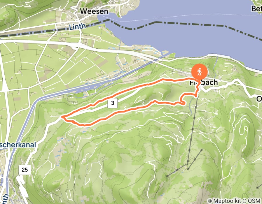 Karte der Tour