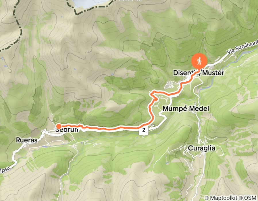 Karte der Tour