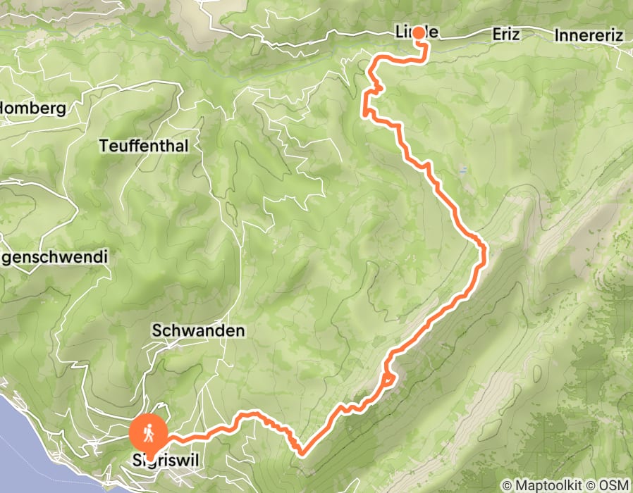 Karte der Tour