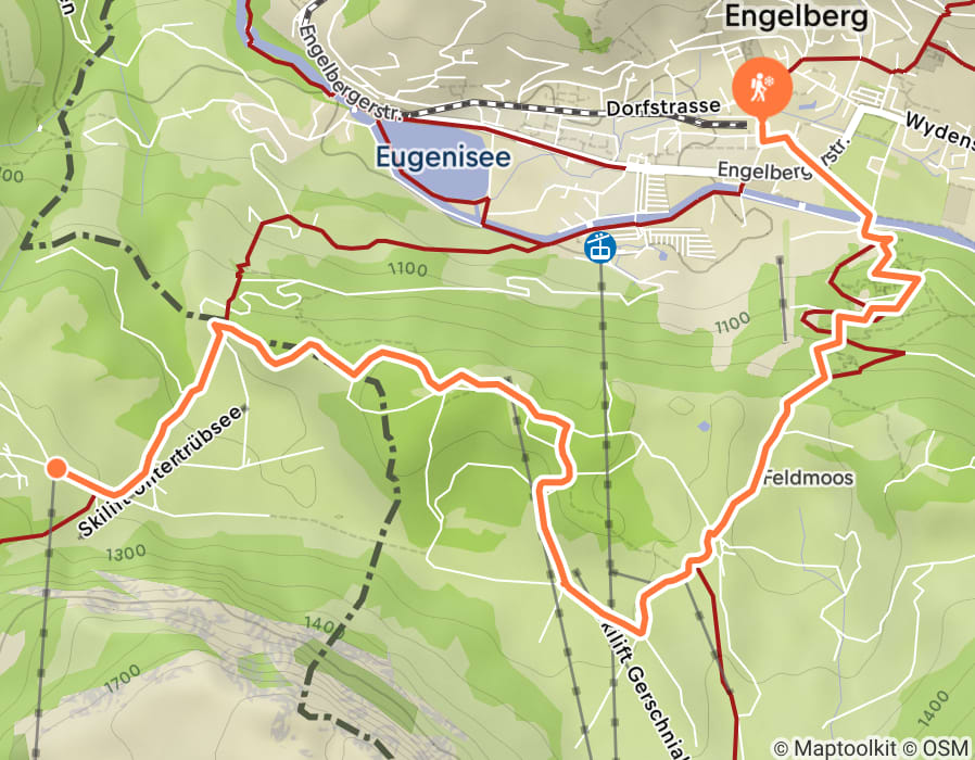 Karte der Tour