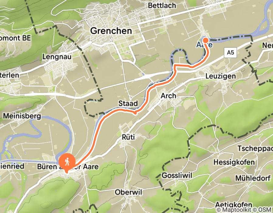 Karte der Tour
