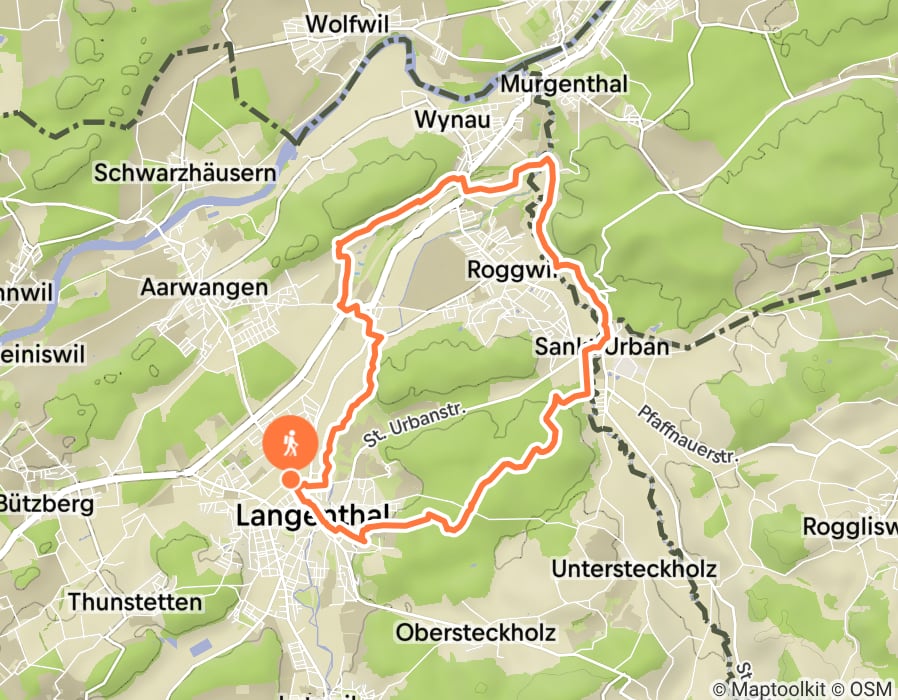 Karte der Tour