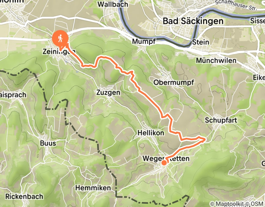 Karte der Tour