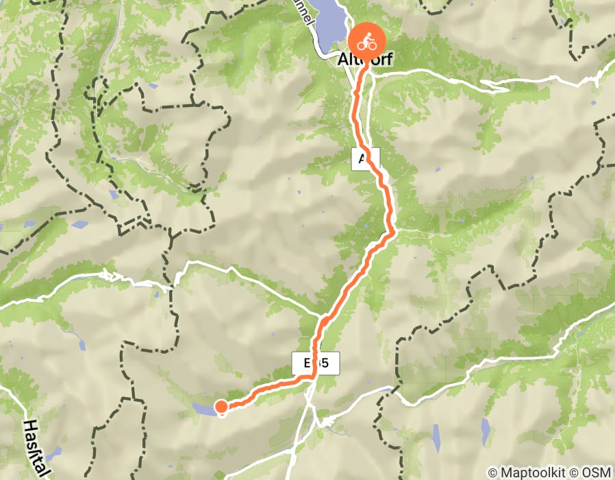 Karte der Tour