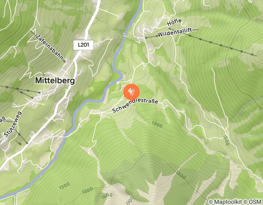 Karte der Tour