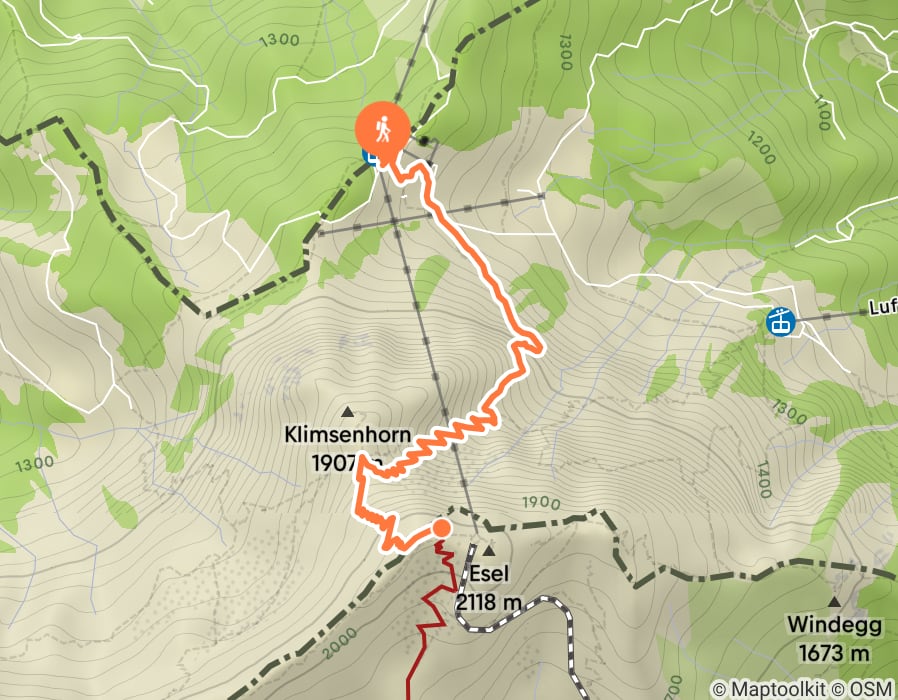 Karte der Tour