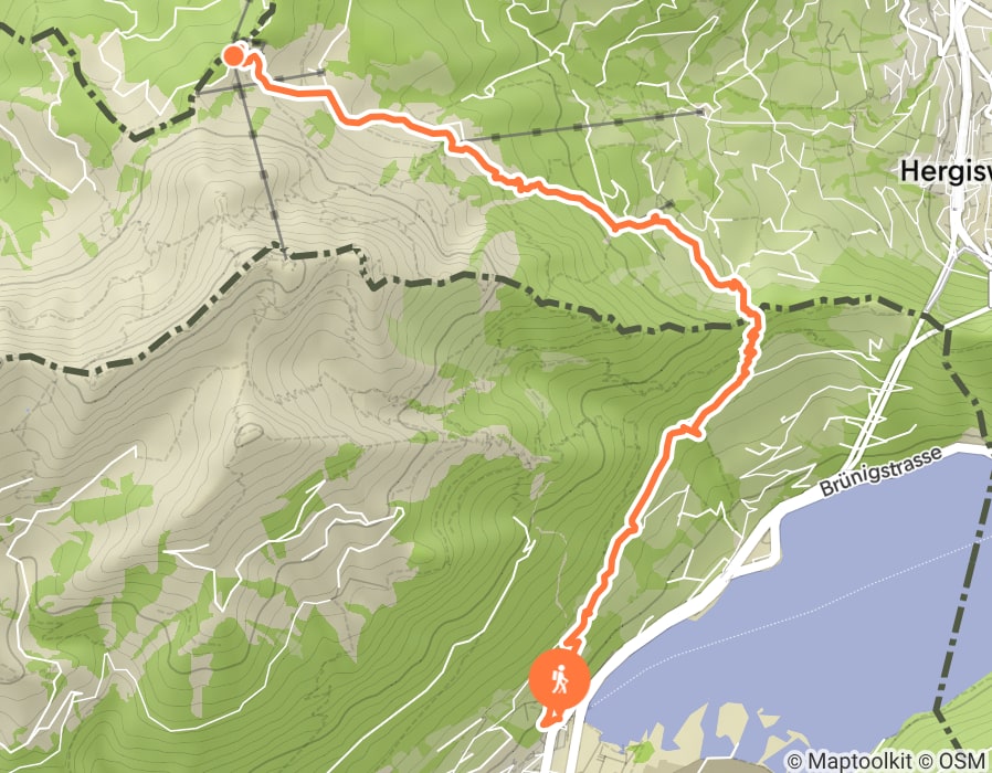 Karte der Tour