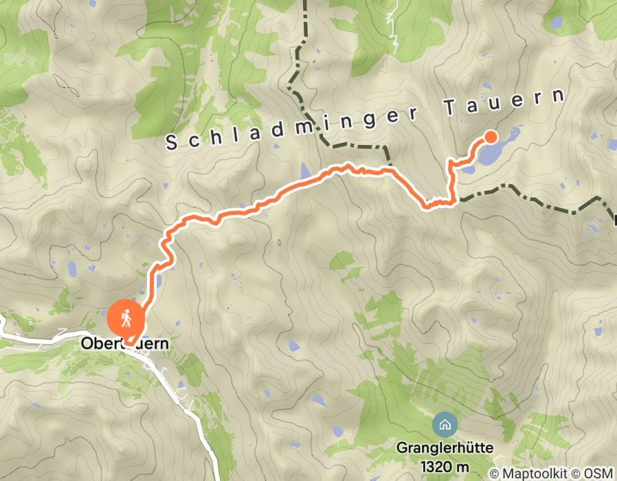 Karte der Tour