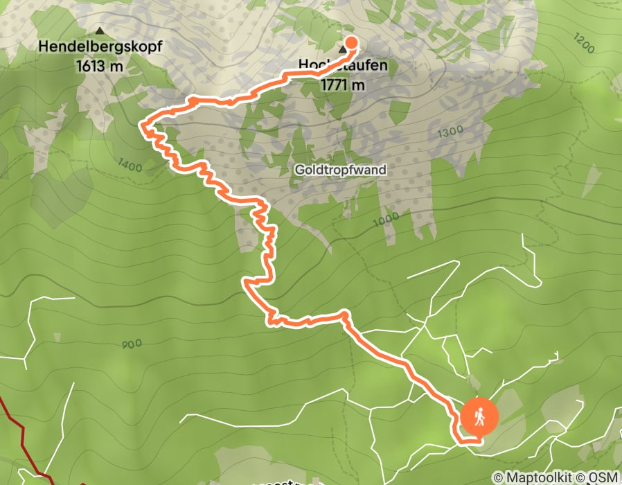 Karte der Tour