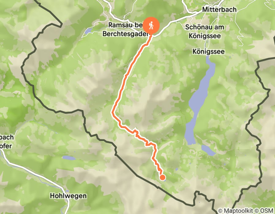 Karte der Tour