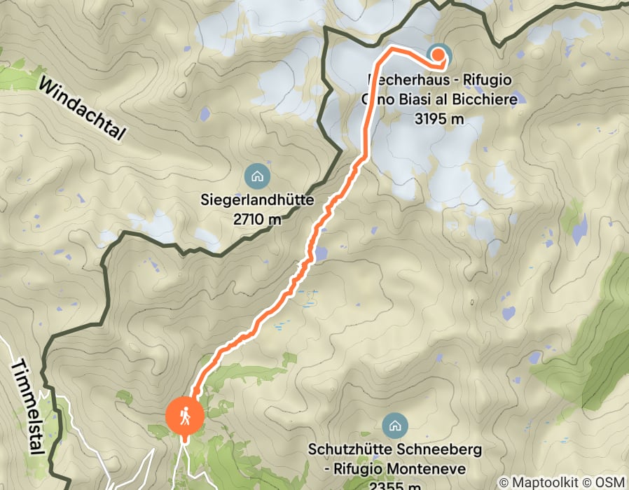 Karte der Tour