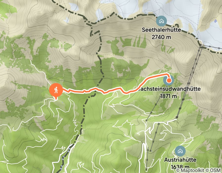 Karte der Tour
