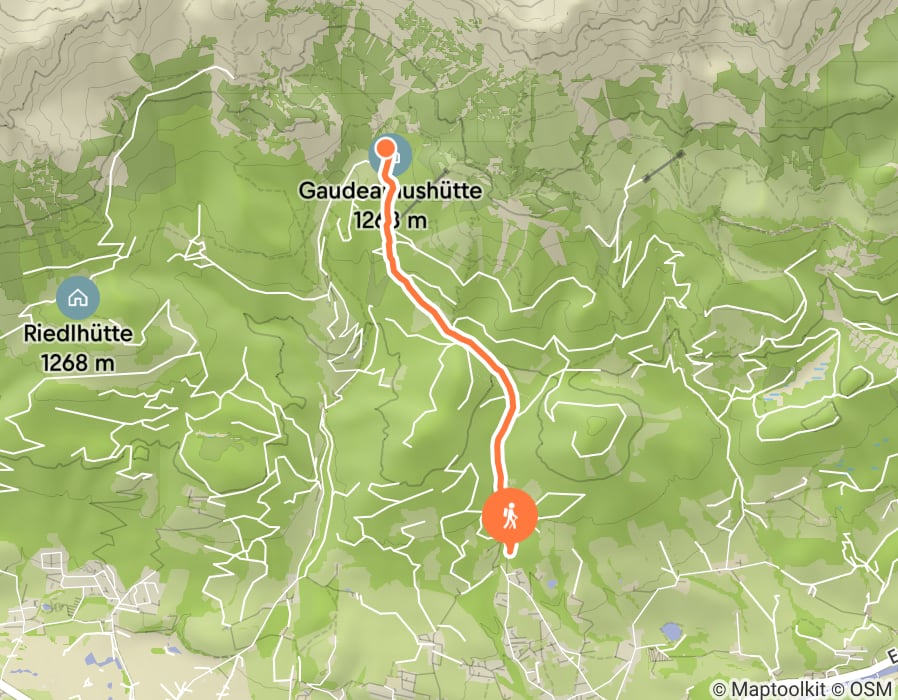 Karte der Tour