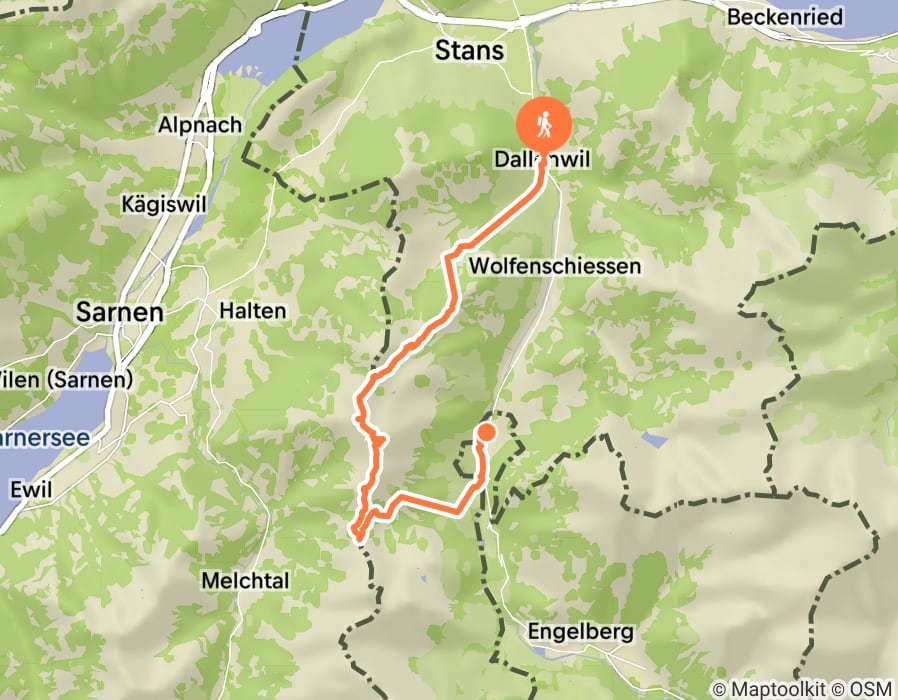 Karte der Tour