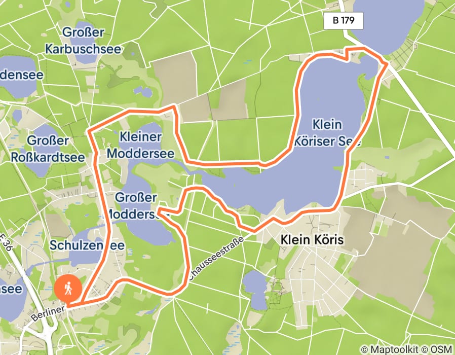 Karte der Tour