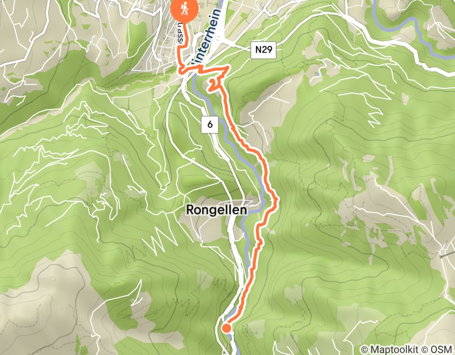 Karte der Tour