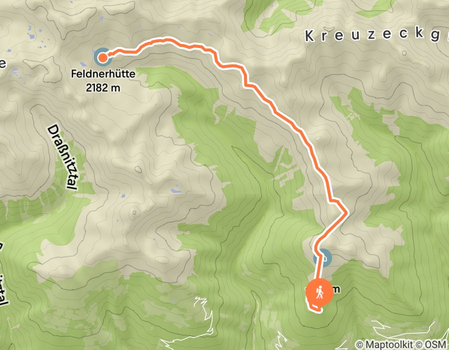 Karte der Tour