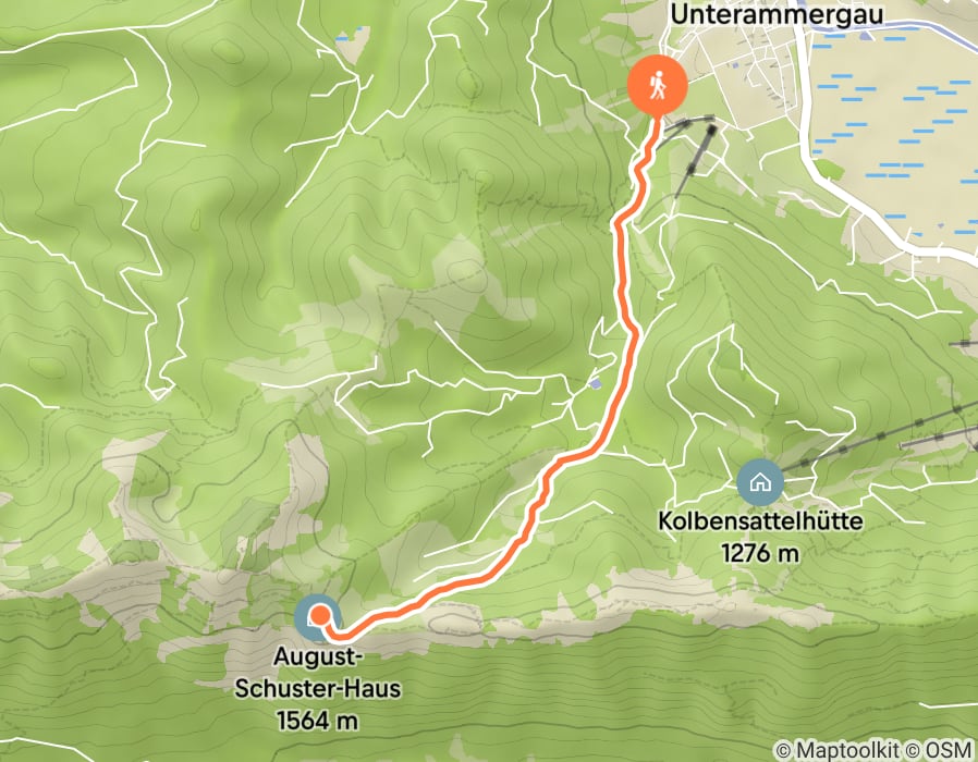 Karte der Tour